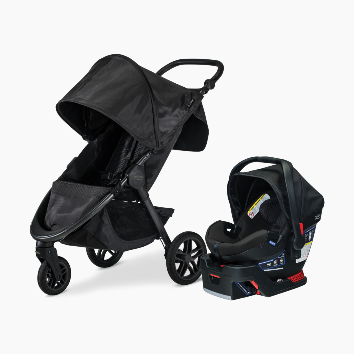 Britax B-Free & B-Safe Ultra Travel System - Midnight.