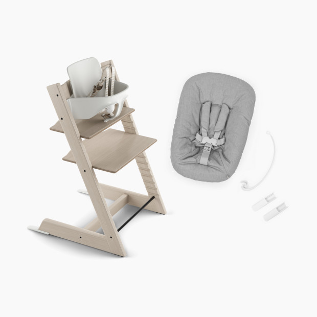Stokke Tripp Trapp High Chair + Newborn Set - Whitewash.