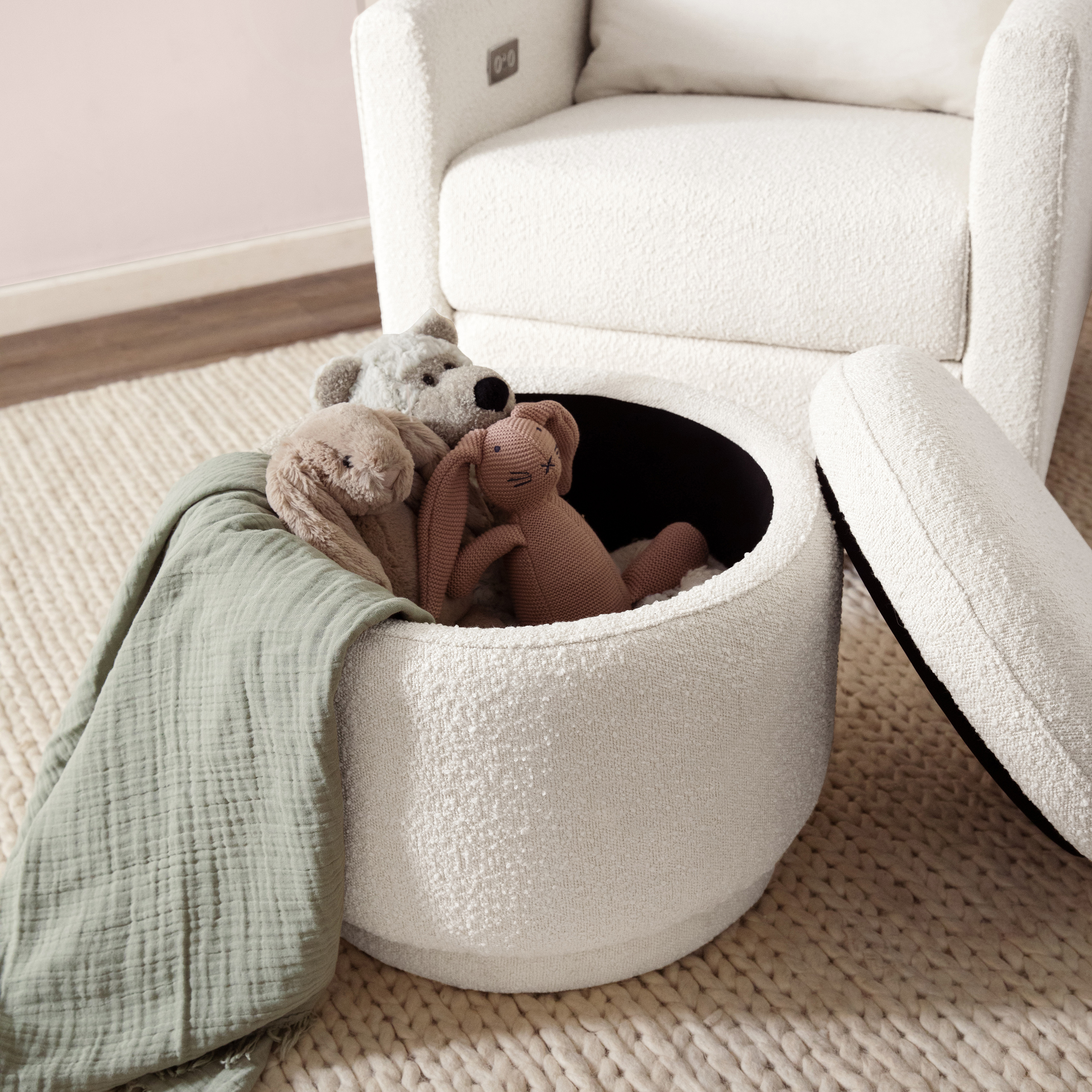 babyletto Enoki Storage Ottoman.