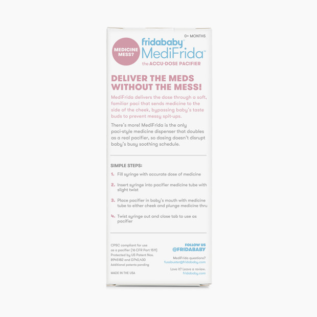 FridaBaby MediFrida Accu-Dose Pacifier.