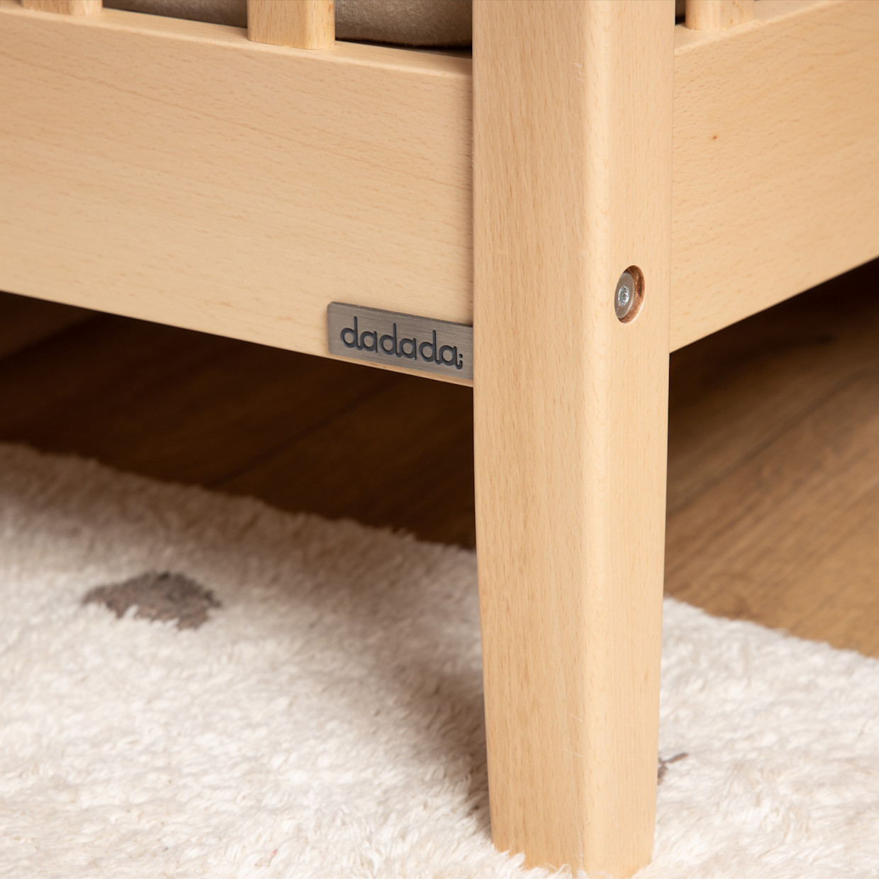 dadada LaLa 3-in-1 Convertible Crib - Natural.