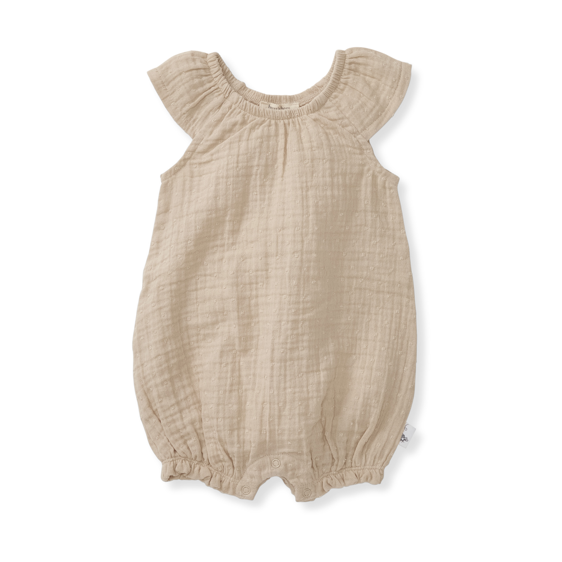 Burt's Bees Baby Organic Cotton Dotted Muslin Bubble.