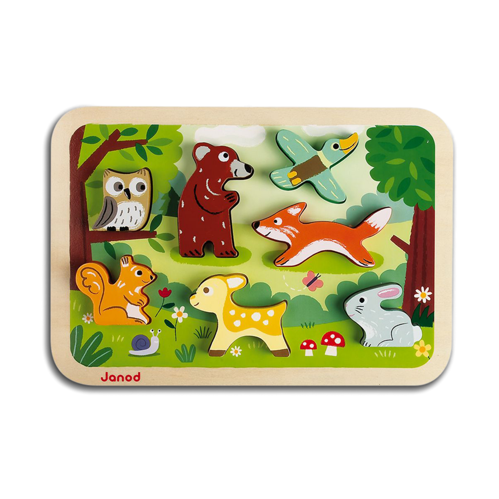Janod Chunky Puzzle - Forest.