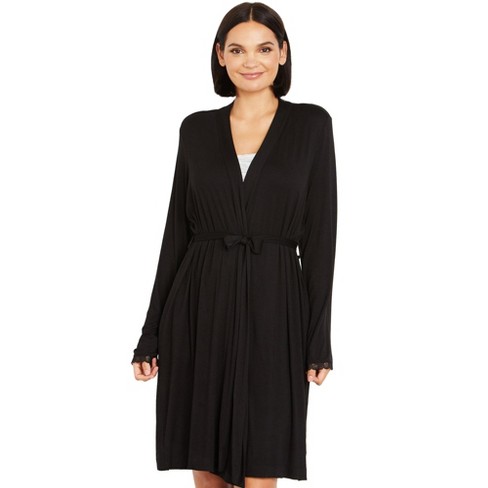 Motherhood Maternity Lace Trim Sleep Nursing and Maternity Robe - $26.85.