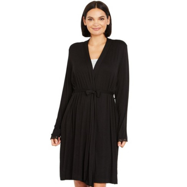 Motherhood Maternity Lace Trim Sleep Nursing and Maternity Robe - $26.85.