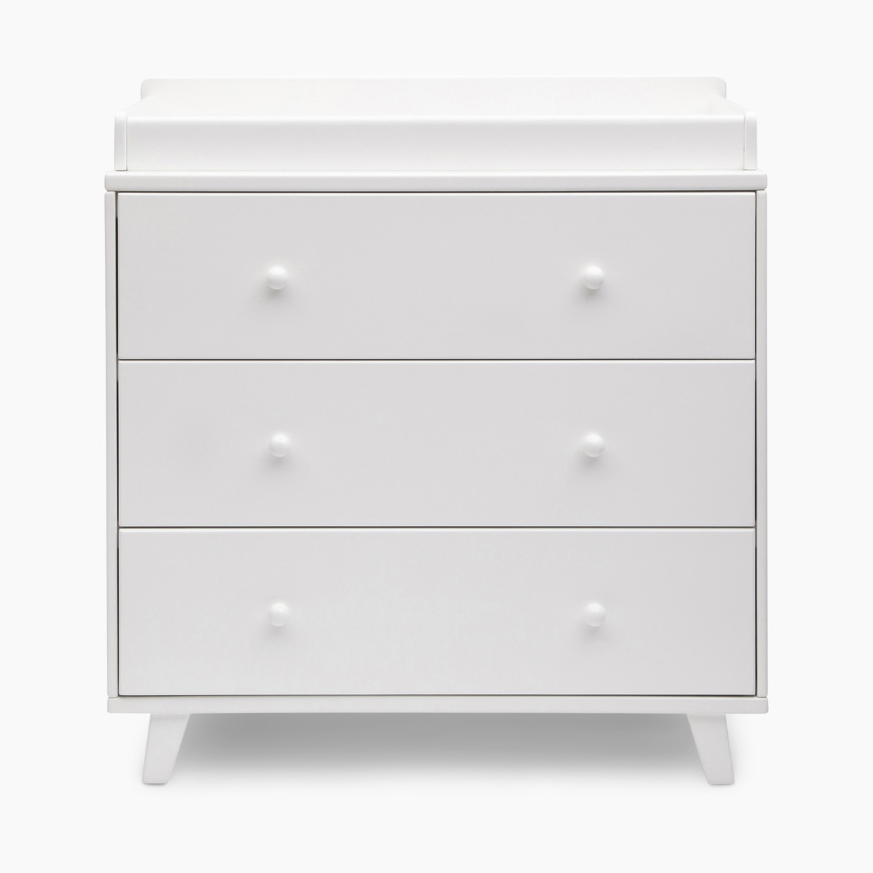Delta Children Ava 3 Drawer Dresser with Changing Top - White.