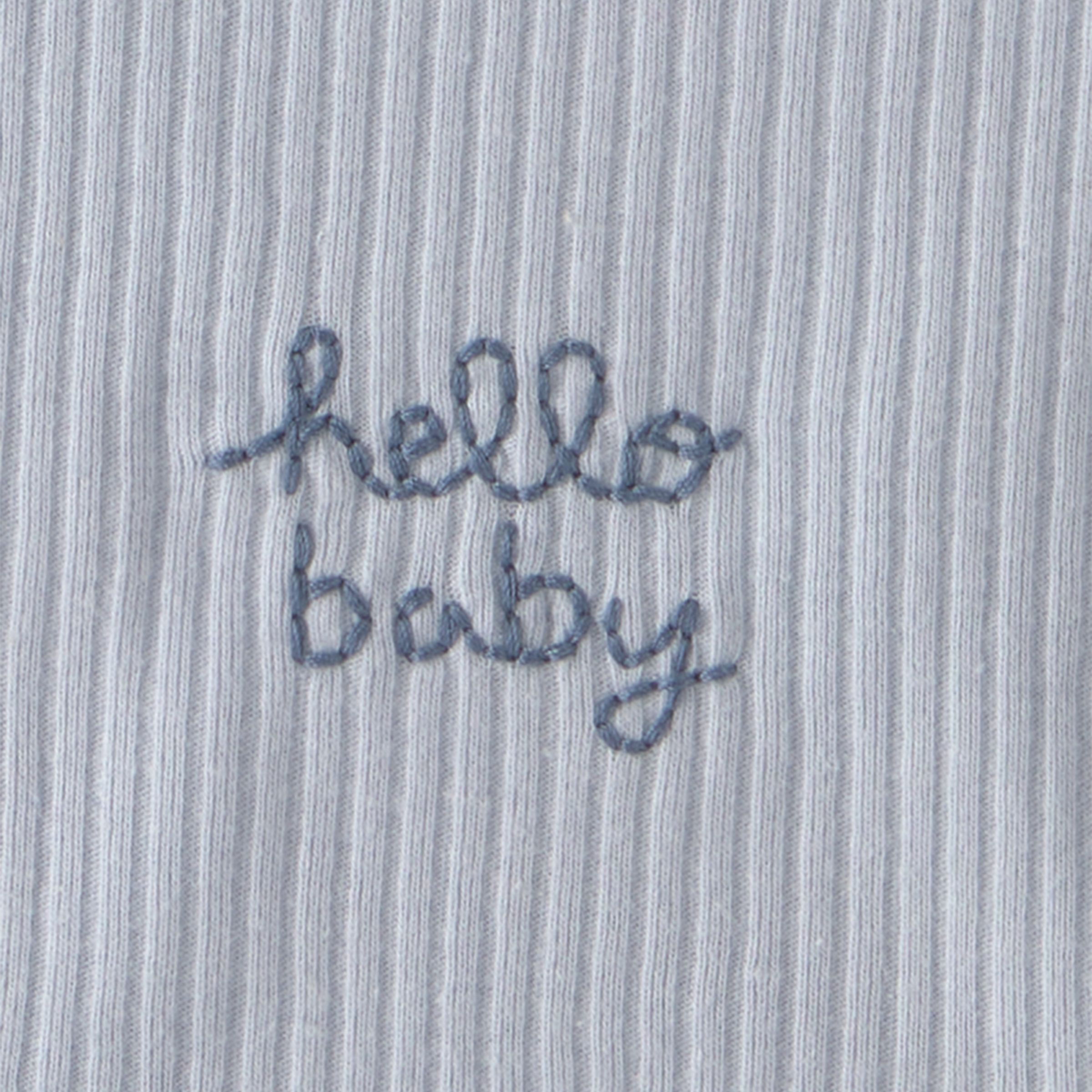 Carter's Bibs (3 Pack) - Blue/Ivory Whale, Osz.