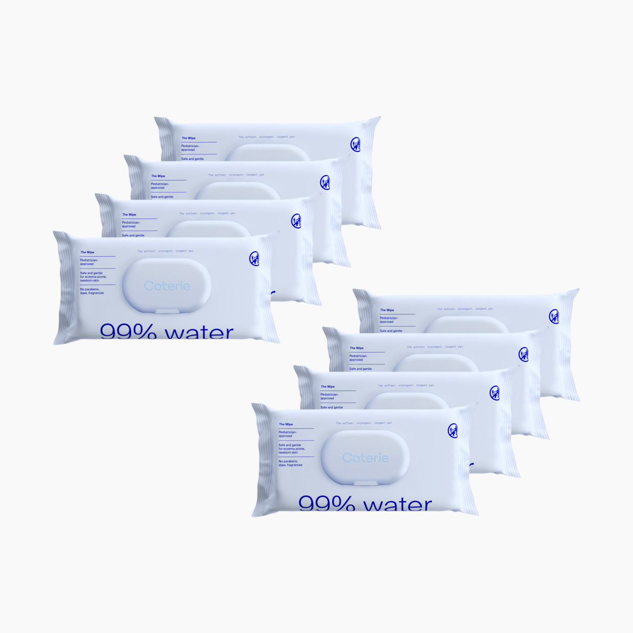 Coterie Baby Wipes - 8 Pack.