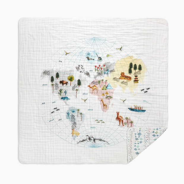 Aden + Anais Cotton Muslin Dream Blanket - Map.