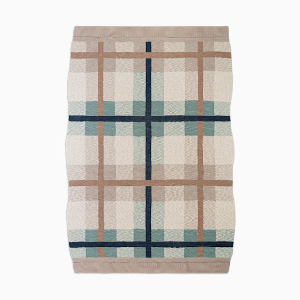 Crane Baby Cotton Knitted Baby Blanket.