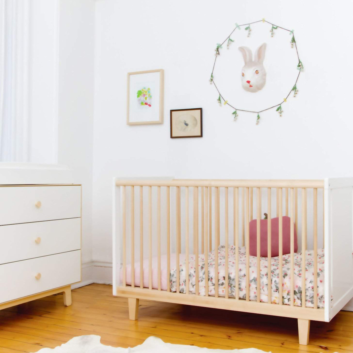 Oeuf Rhea Crib - Birch.