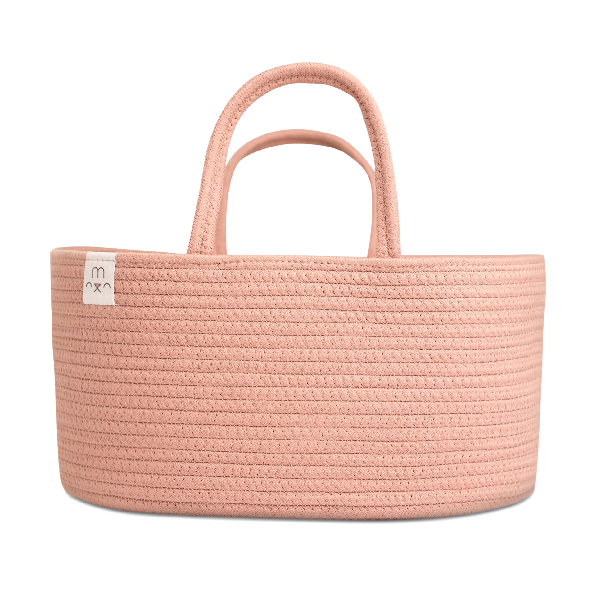 Natemia Rope Diaper Caddy Organizer - Misty Rose.
