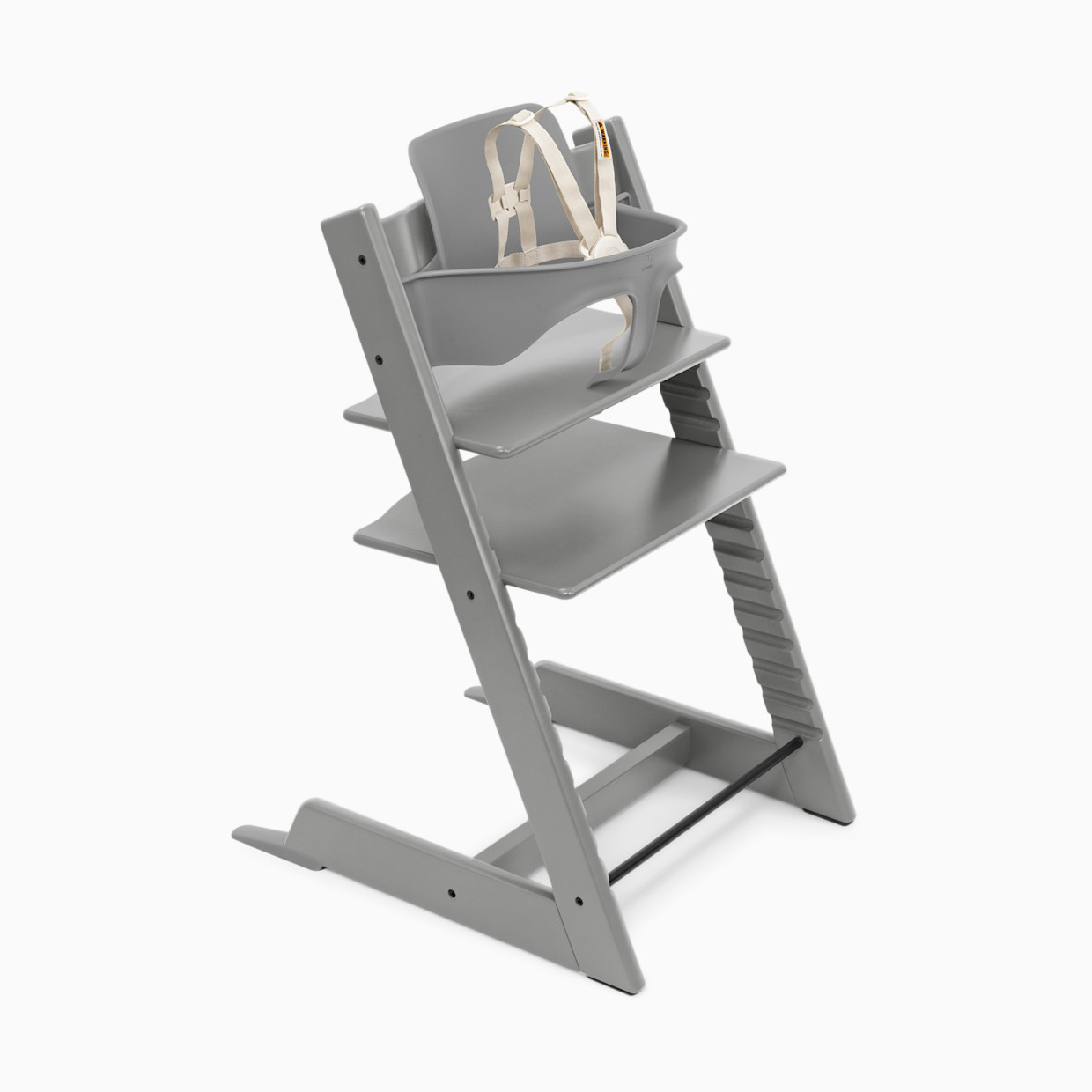Stokke Tripp Trapp High Chair Complete² - Storm Grey/Nordic Grey/White Tray.