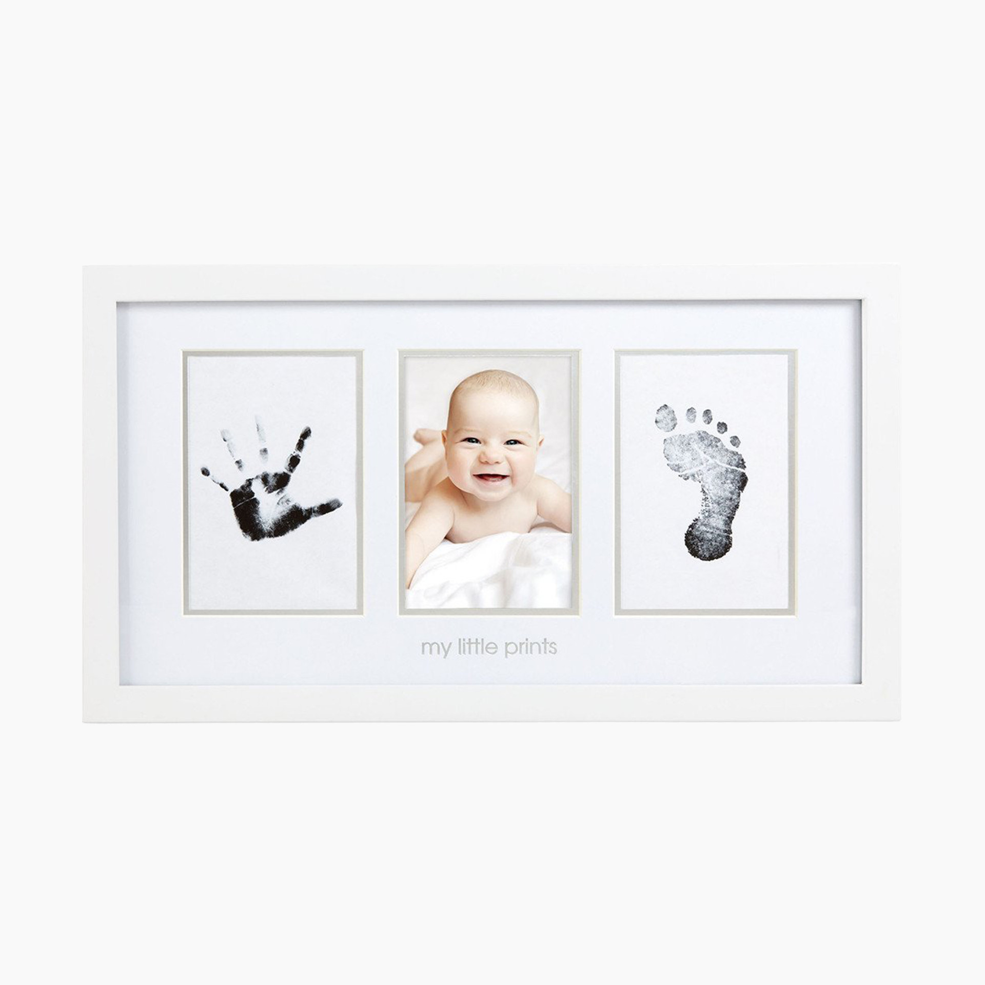 Pearhead Black Newborn Baby Handprint or Footprint Clean Touch Ink Pad