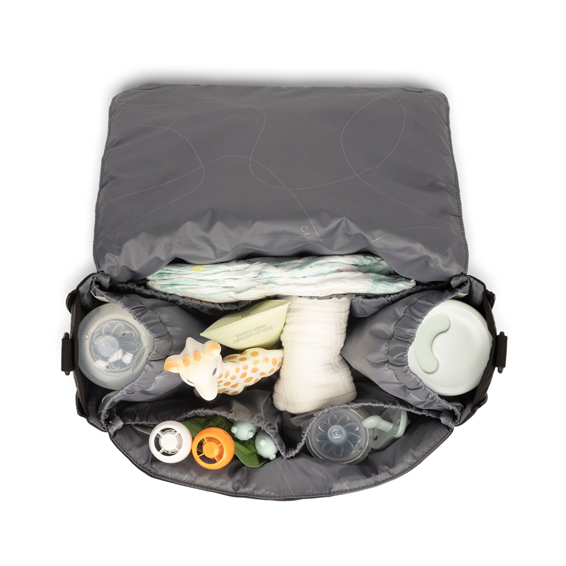 CALPAK Convertible Stroller Caddy Crossbody - Black.