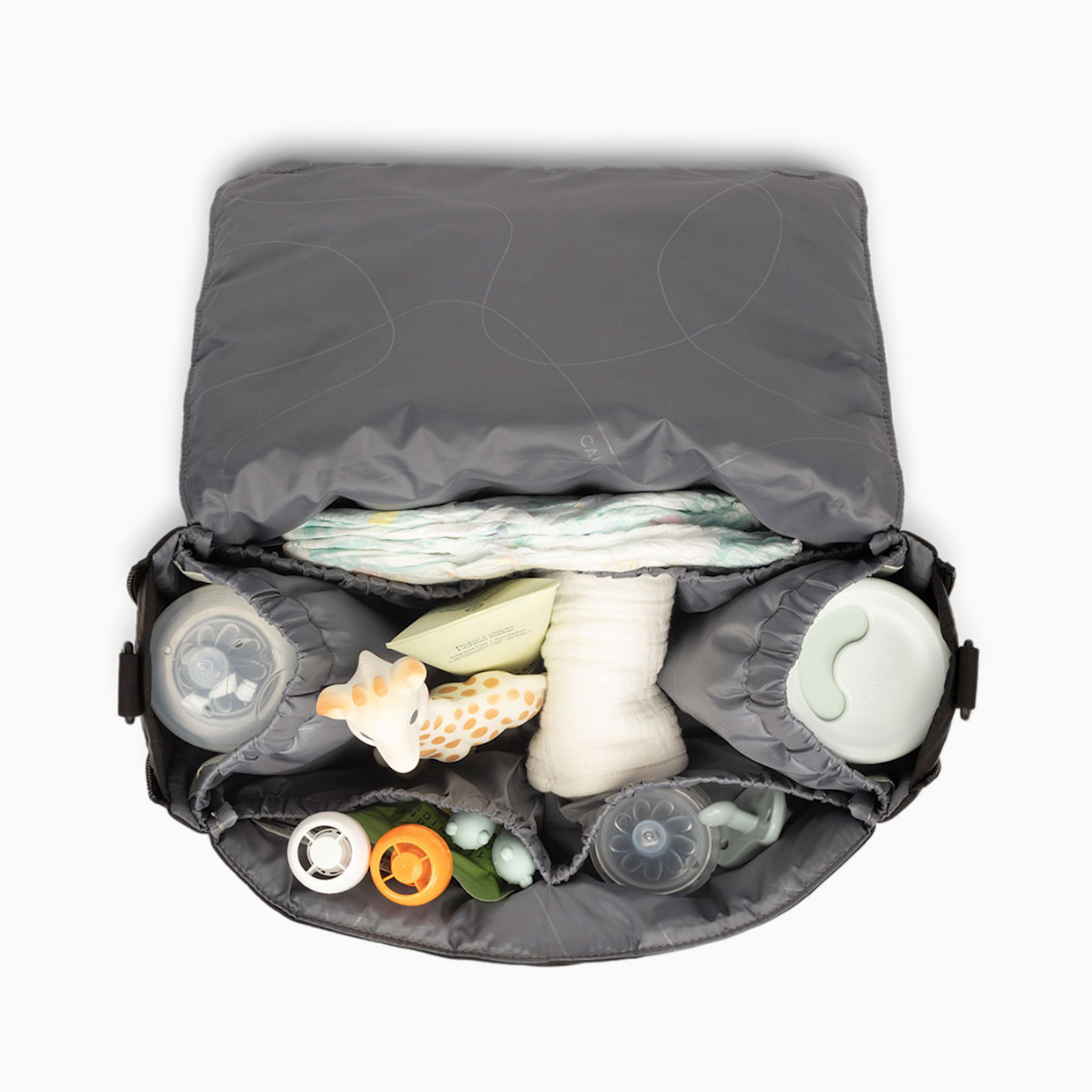 CALPAK Convertible Stroller Caddy Crossbody - Black.