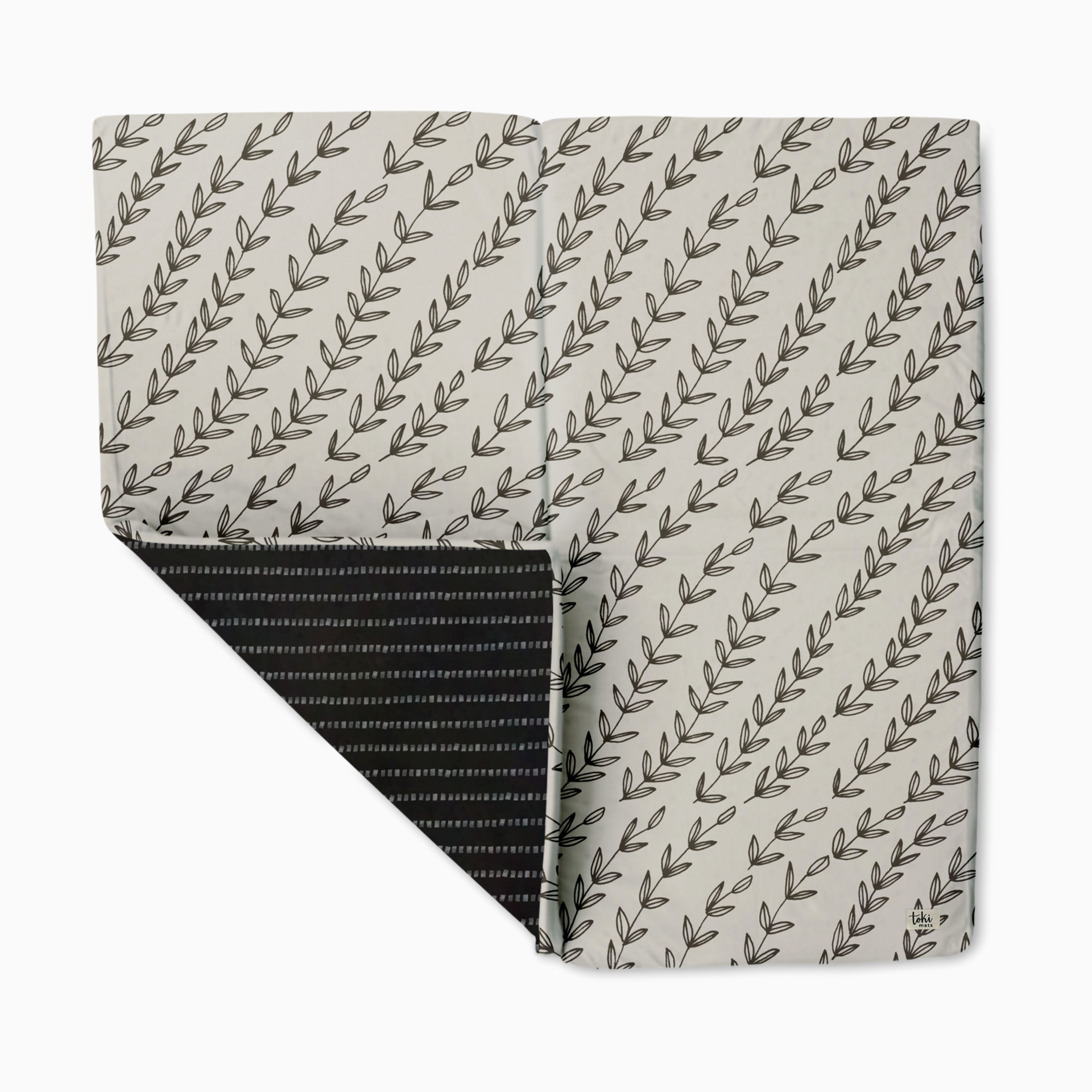 Toki Kids Standard Organic Cotton Play Mat - Bold Stripe