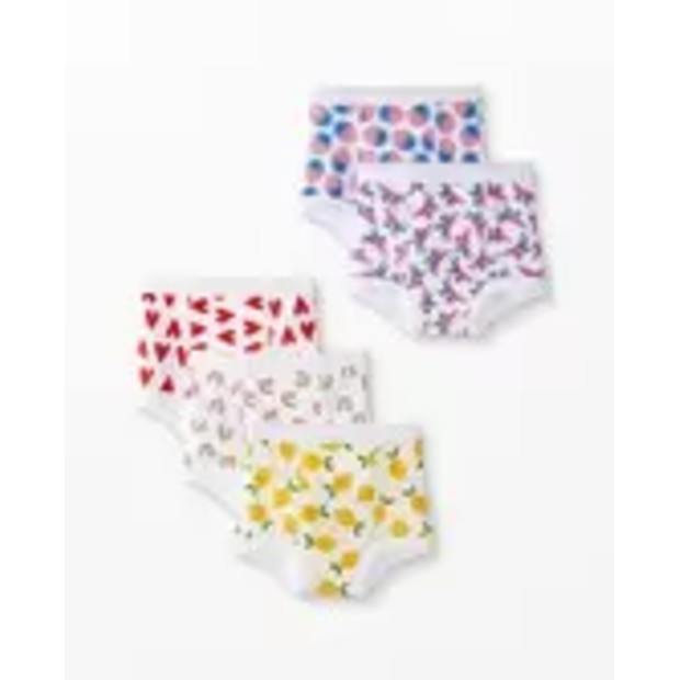 Hanna Andersson Training Unders In Organic Cotton 5-Pack.