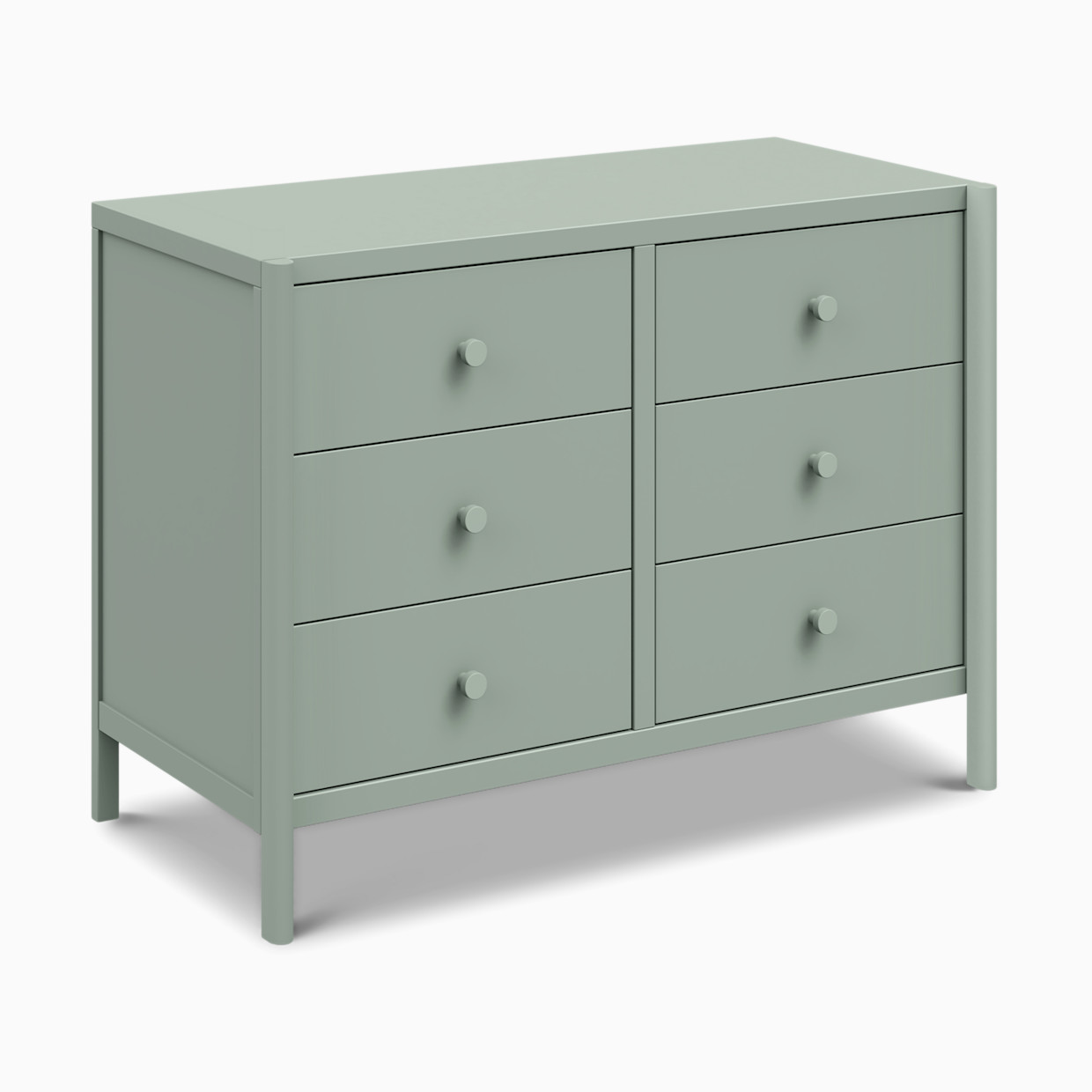 daVinci Birdie 6-Drawer Dresser - Light Sage.