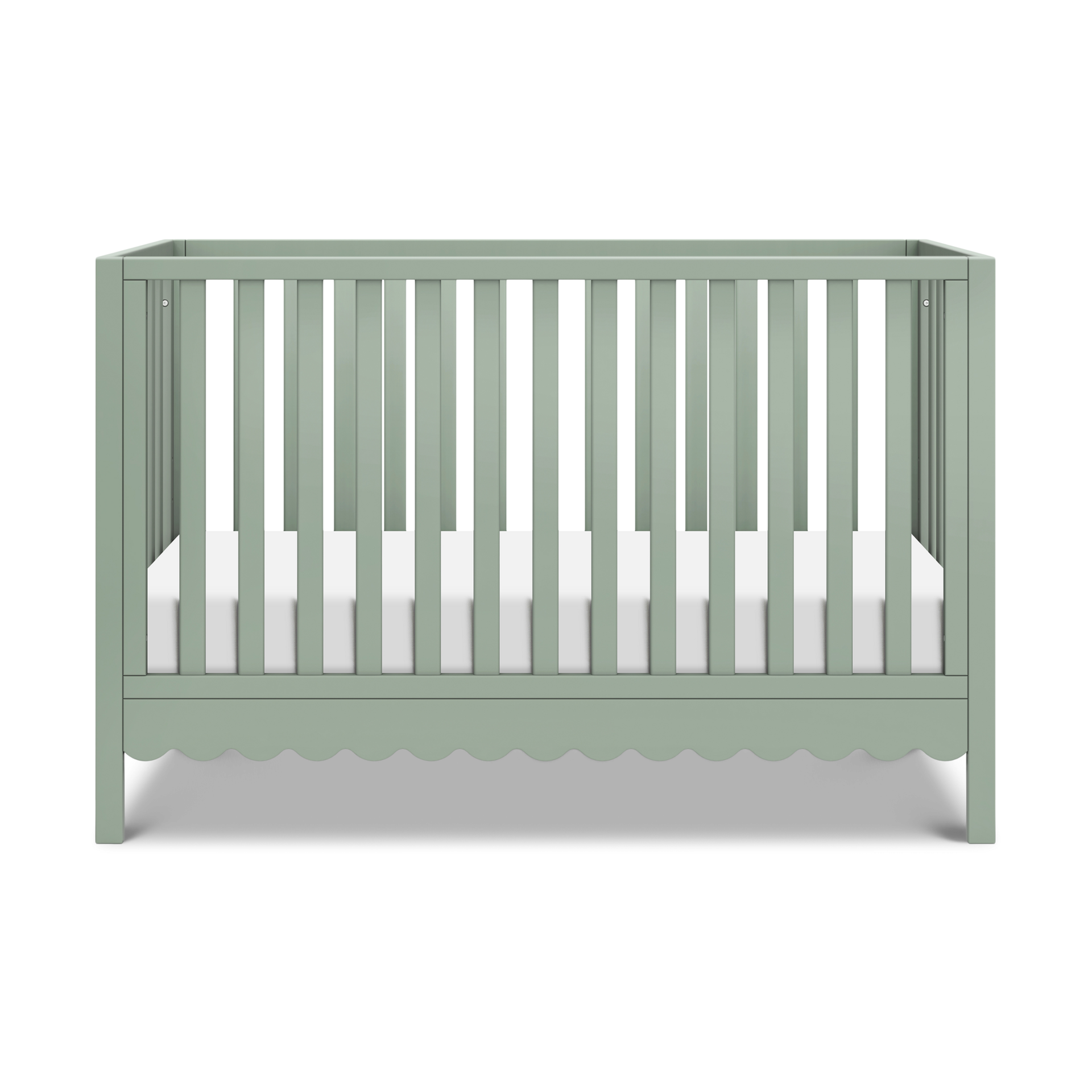 daVinci Sammy Scallop 4-in-1  Convertible Crib - Light Sage.