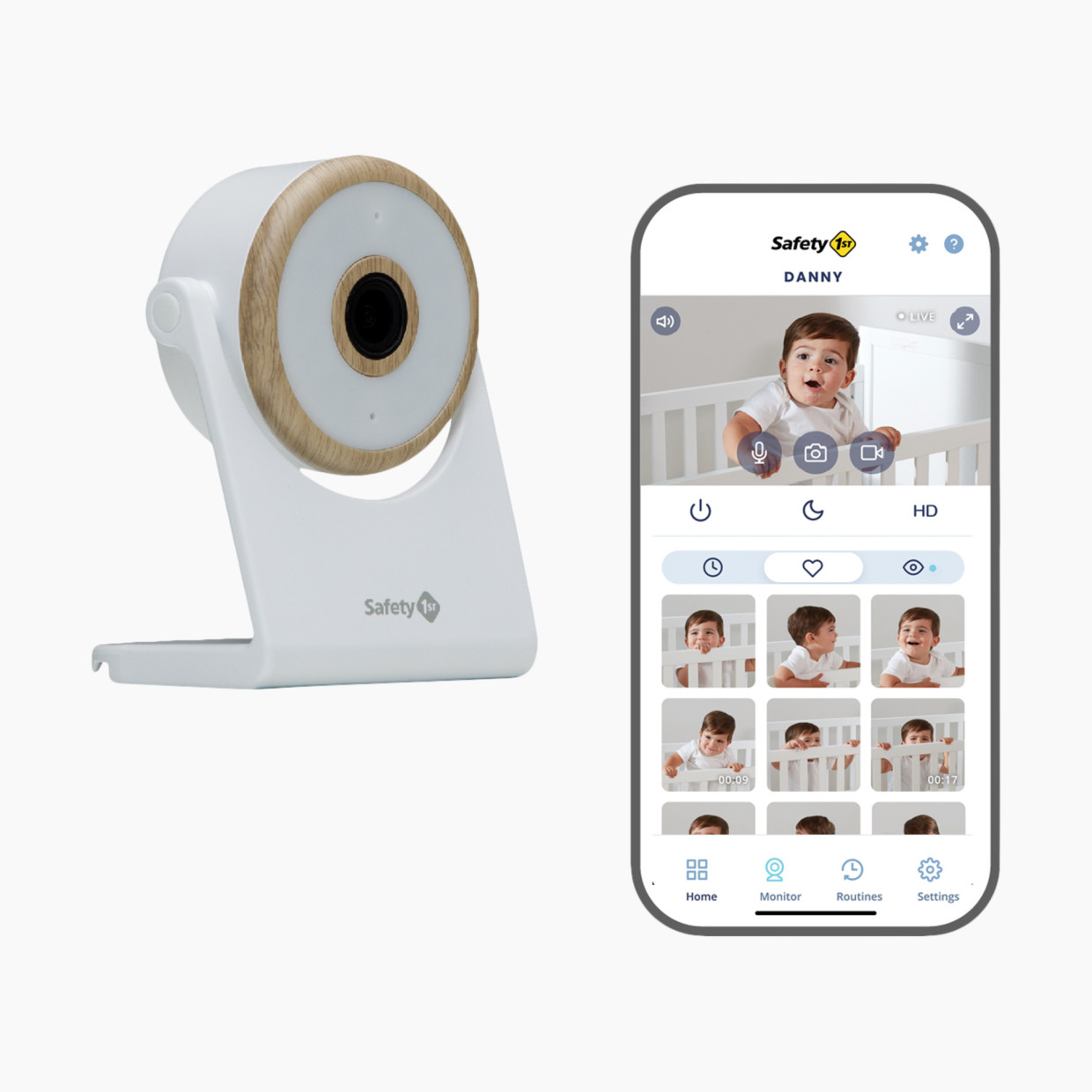  Babysense See Smart WiFi Baby Monitor, 1080p Camera