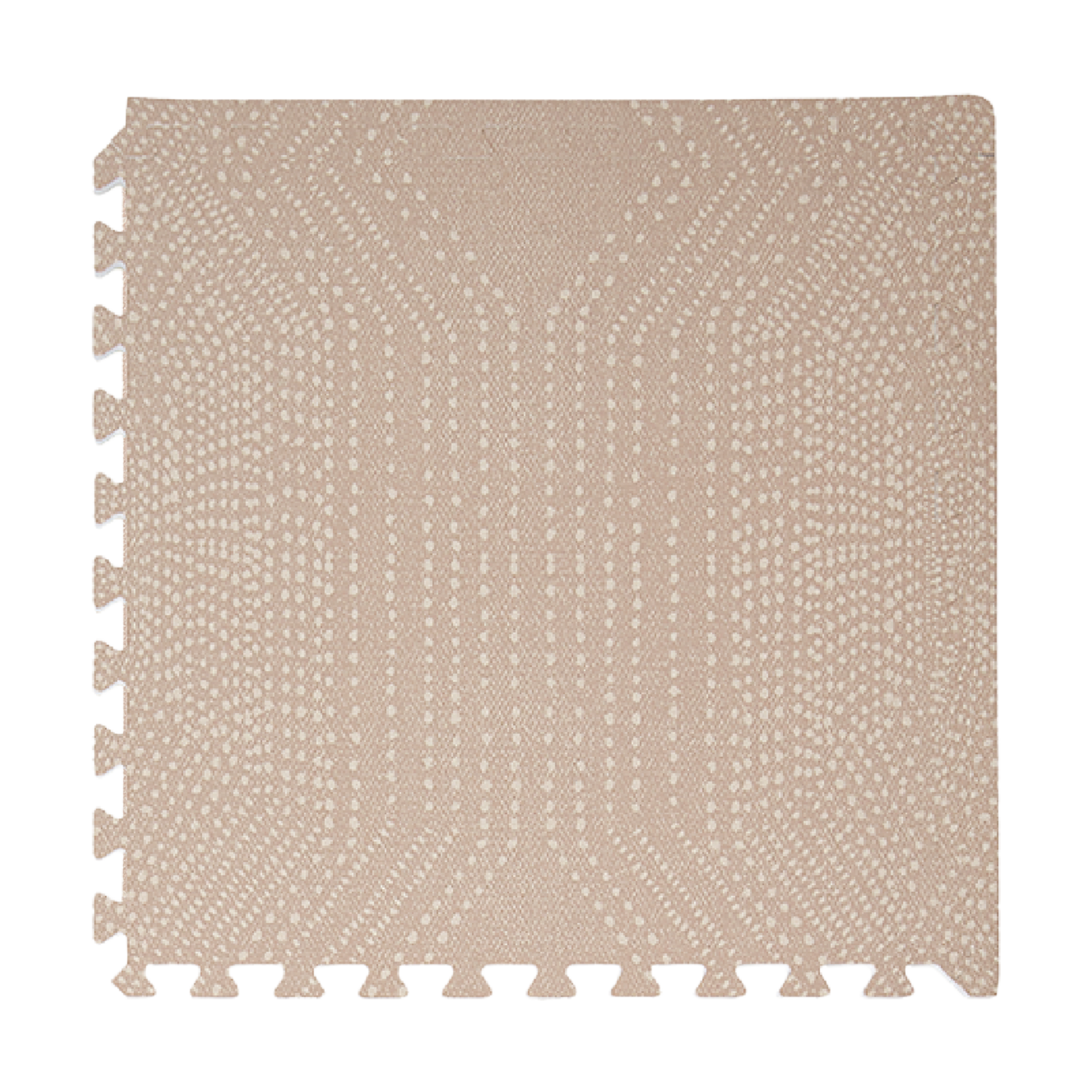 Toddlekind Haven Foam Play Mat | Deco Collection - Latte, 6X12.