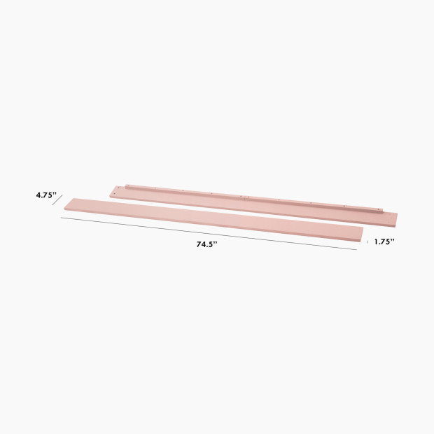 DaVinci Twin/Full-Size Bed Conversion Kit - Petal Pink.