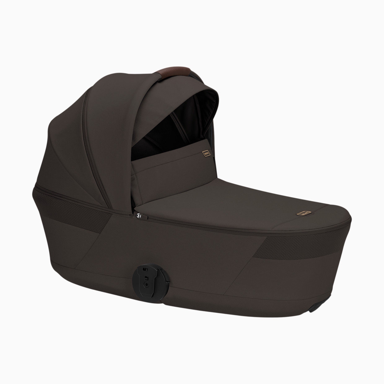Cybex BALIOS Fold Cot - Chocolate Brown.