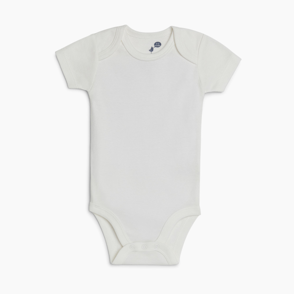 Small Story Grow With Me Short Sleeve Bodysuits (10 Pack) - White, One Size.