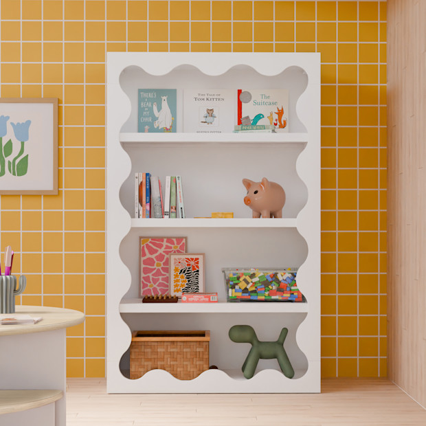 babyletto Lido Wave Bookcase.