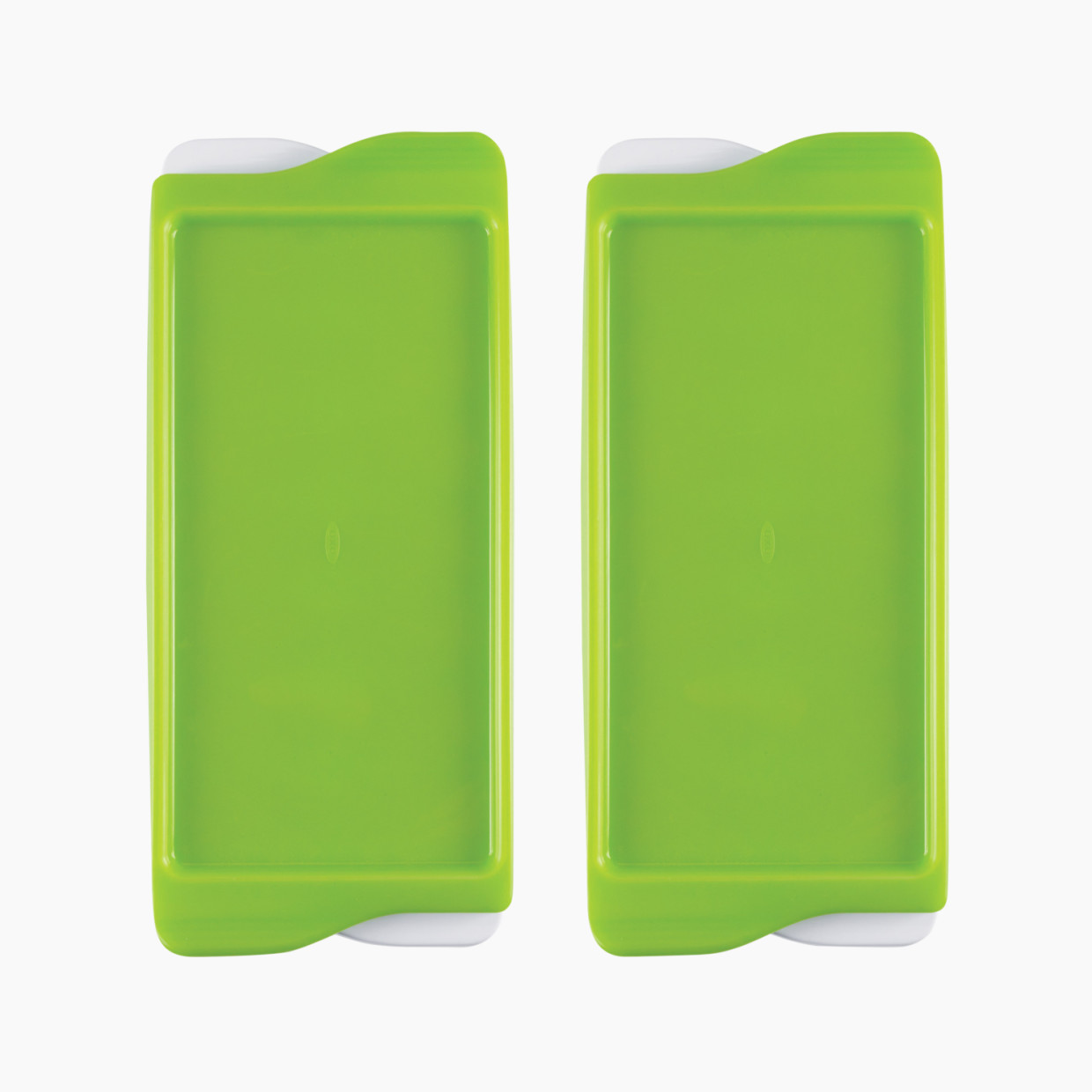 OXO Tot Baby Food Freezer Tray with Protective Cover - Green, 2.