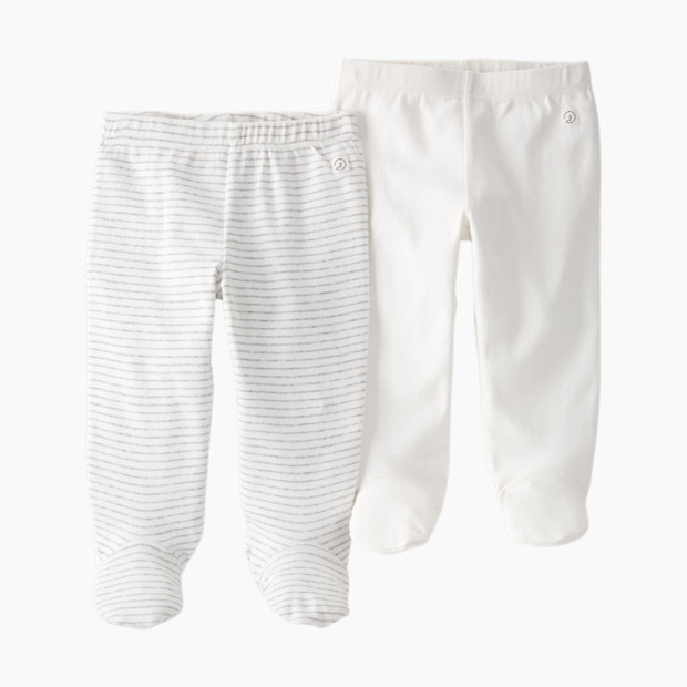 Carter's Little Planet Organic Cotton Rib Footed Pants (2 Pack).