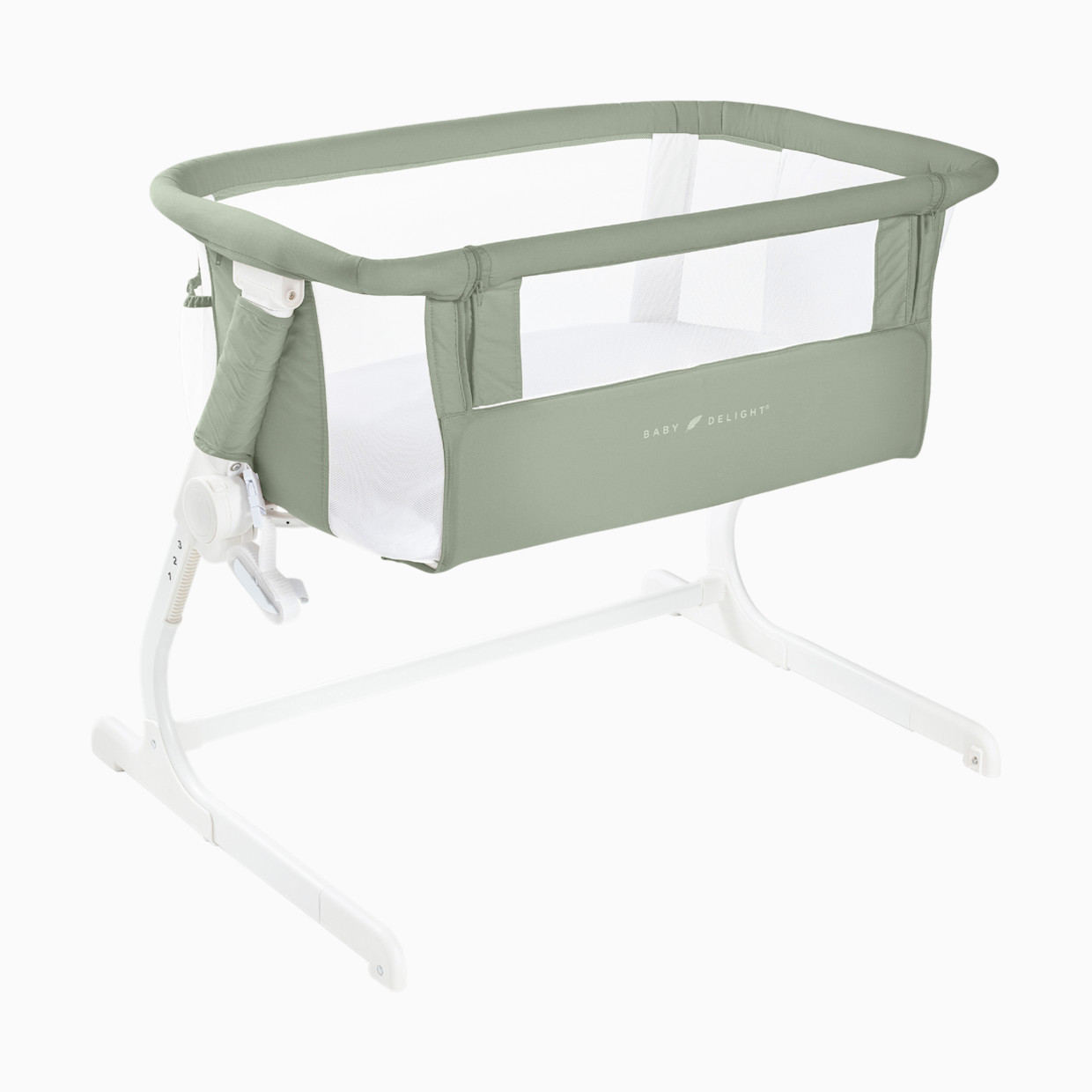Baby Delight Beside Me Dreamer Organic Bassinet & Bedside Sleeper - Organic Sage.