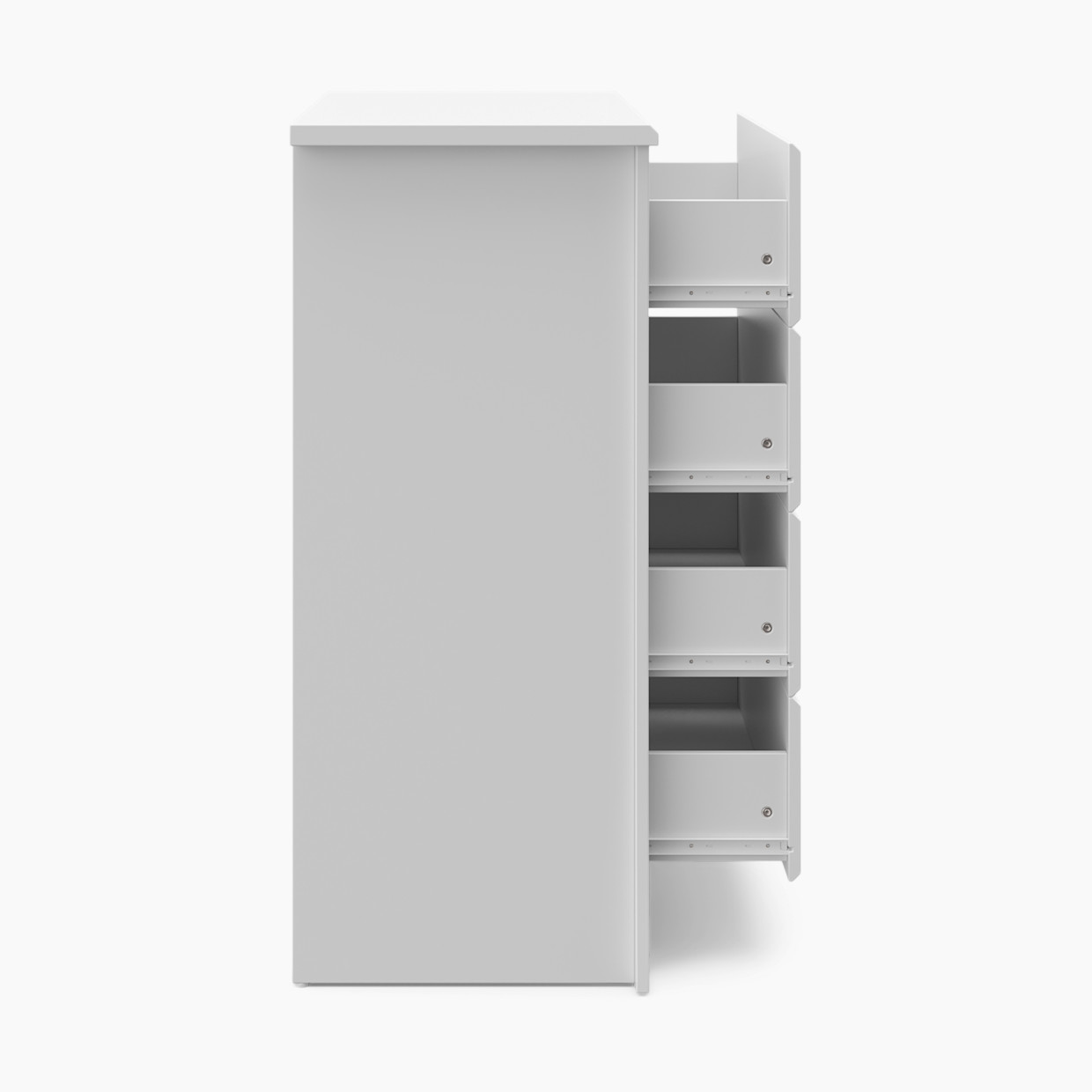 Storkcraft Crescent 4 Drawer Chest - White.