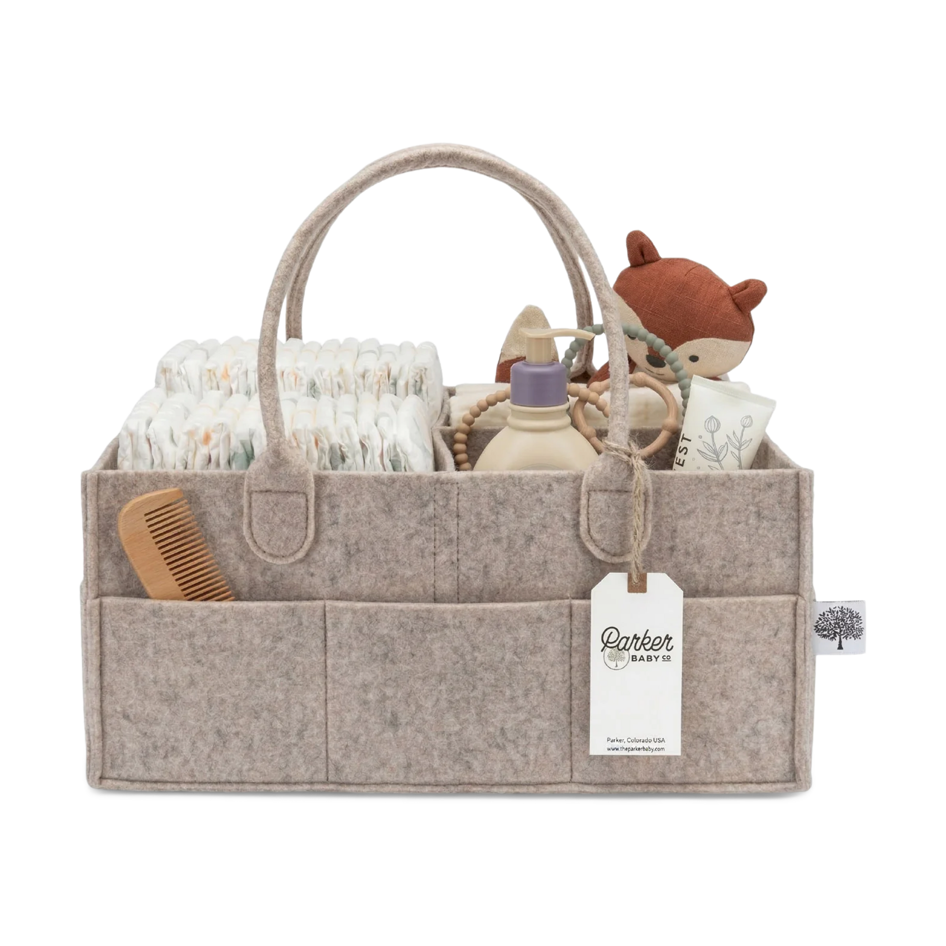 Parker Baby Co. Diaper Caddy.