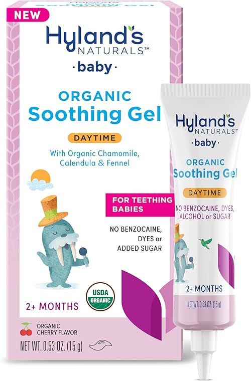 Organic Soothing Gel Daytime for Teething Babies.