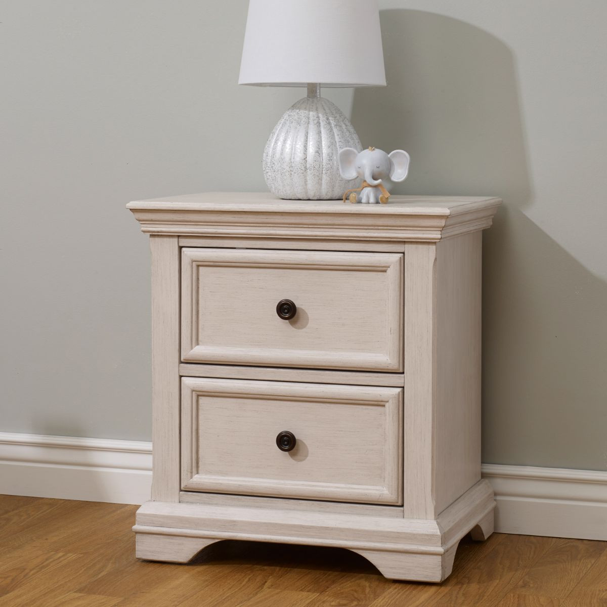 Sorelle Portofino Nightstand - Brushed Ivory.