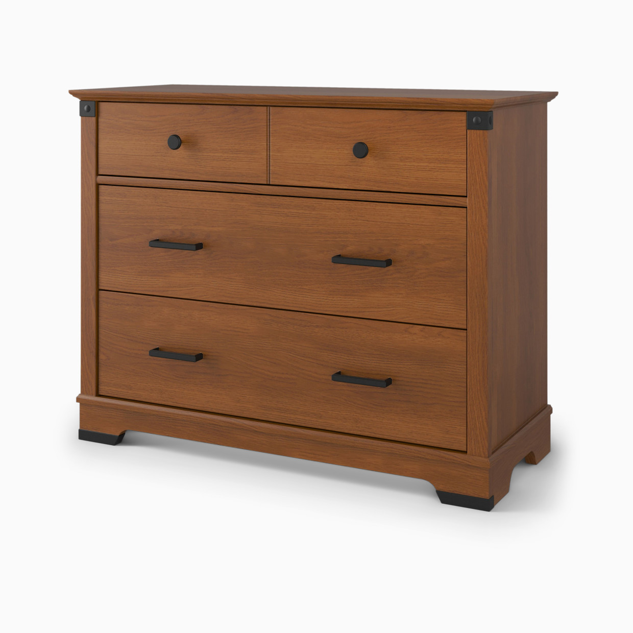 Child Craft Redmond 3-Drawer Dresser - Coach Cherry.