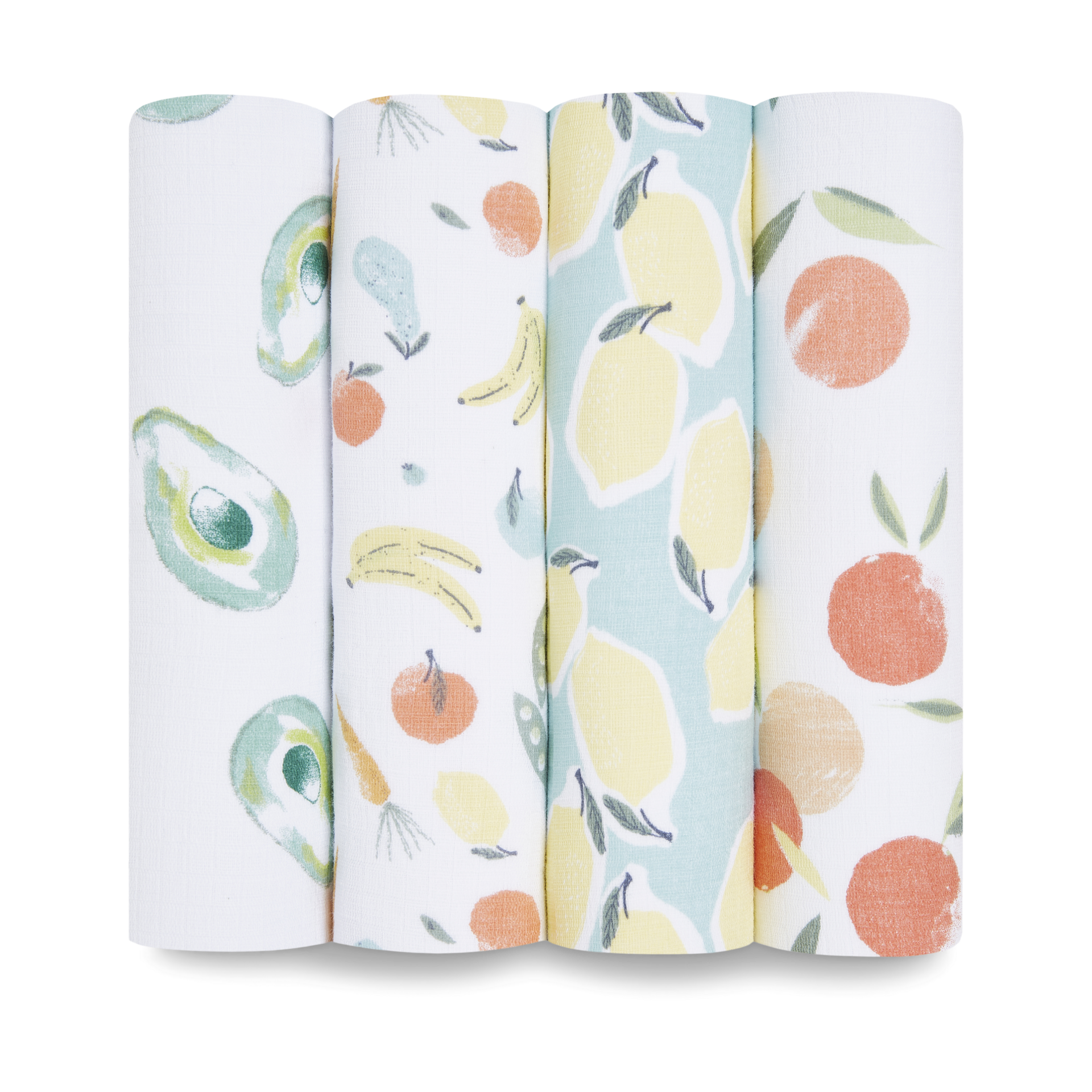 Aden + Anais Essentials Cotton Muslin Swaddles (4 Pack).