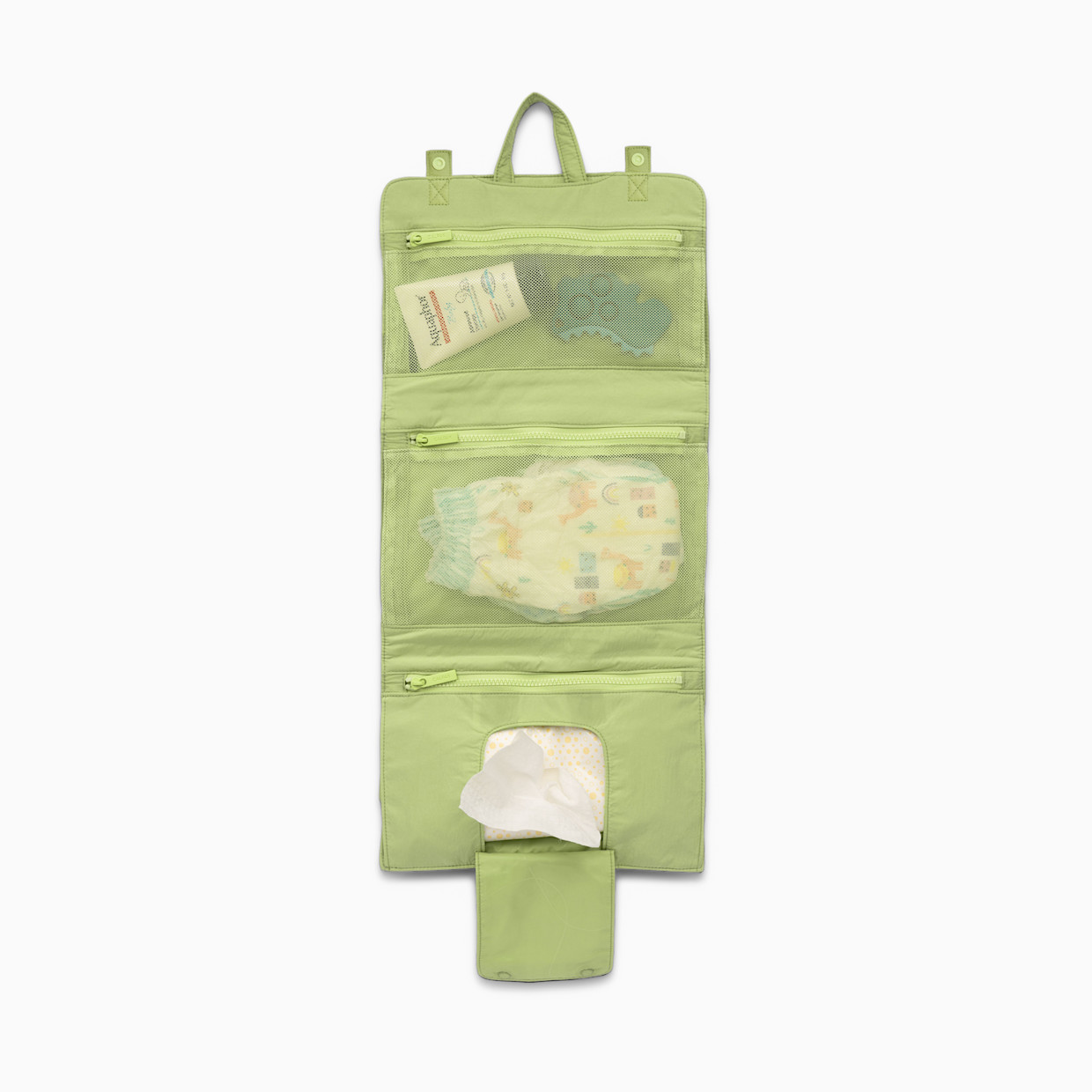 CALPAK Diaper Changing Pad Organizer - Lime.