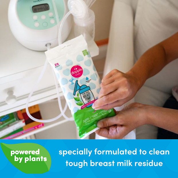 Dapple Breast Pump Cleaning Wipes (3 Pack).