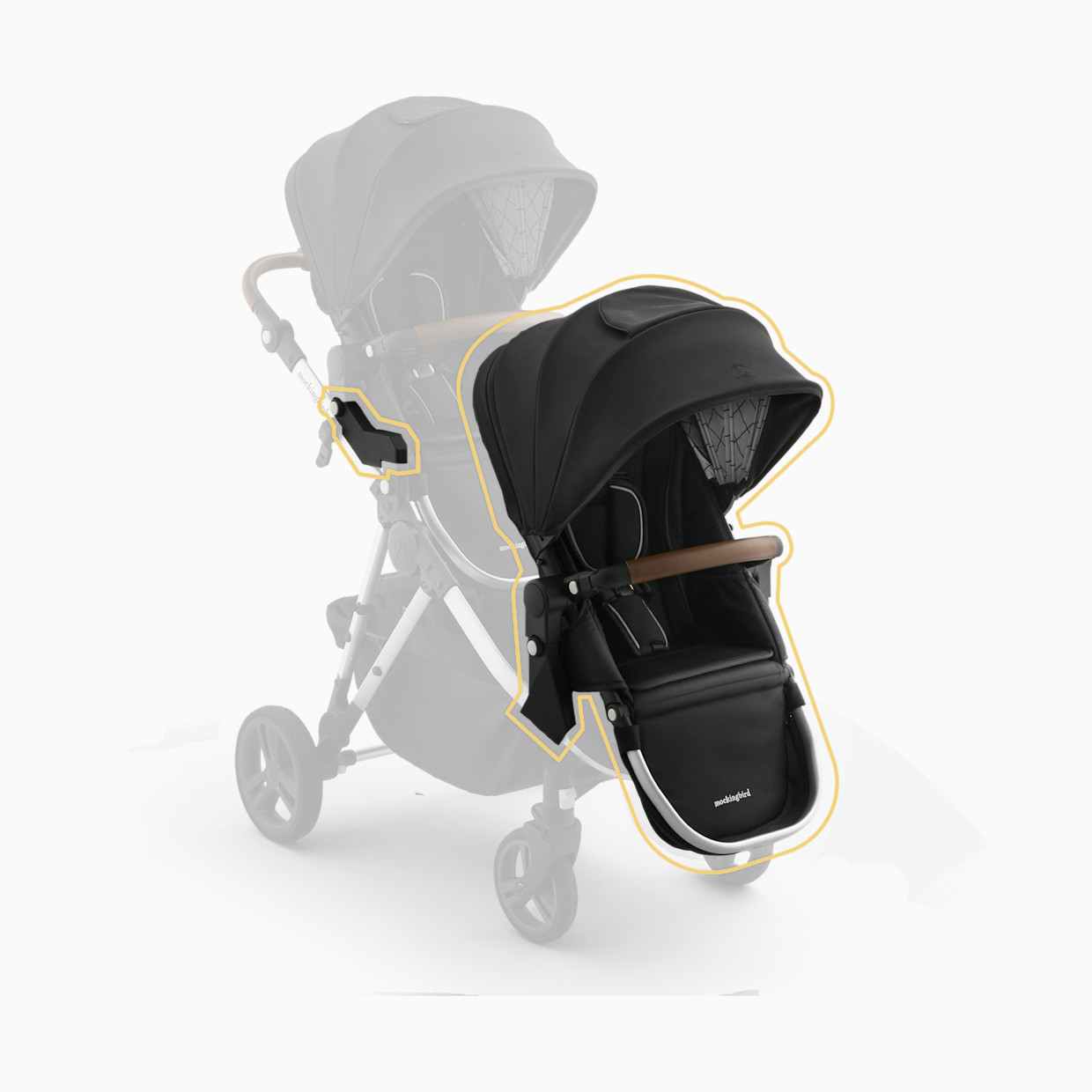 Mockingbird 2nd Seat Kit 3.0 - Black Windowpane.