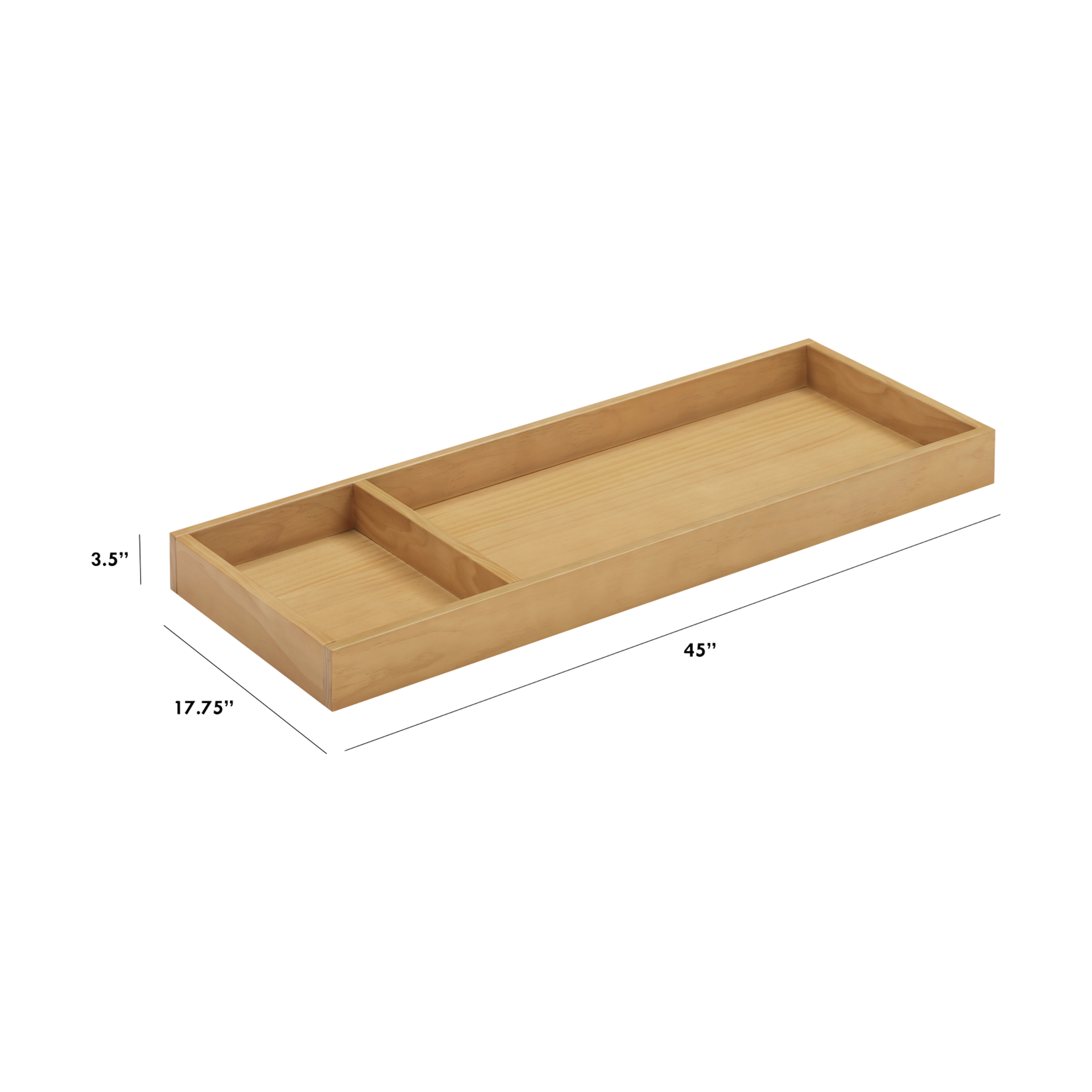 Namesake Universal Wide Removable Changing Tray - Honey.