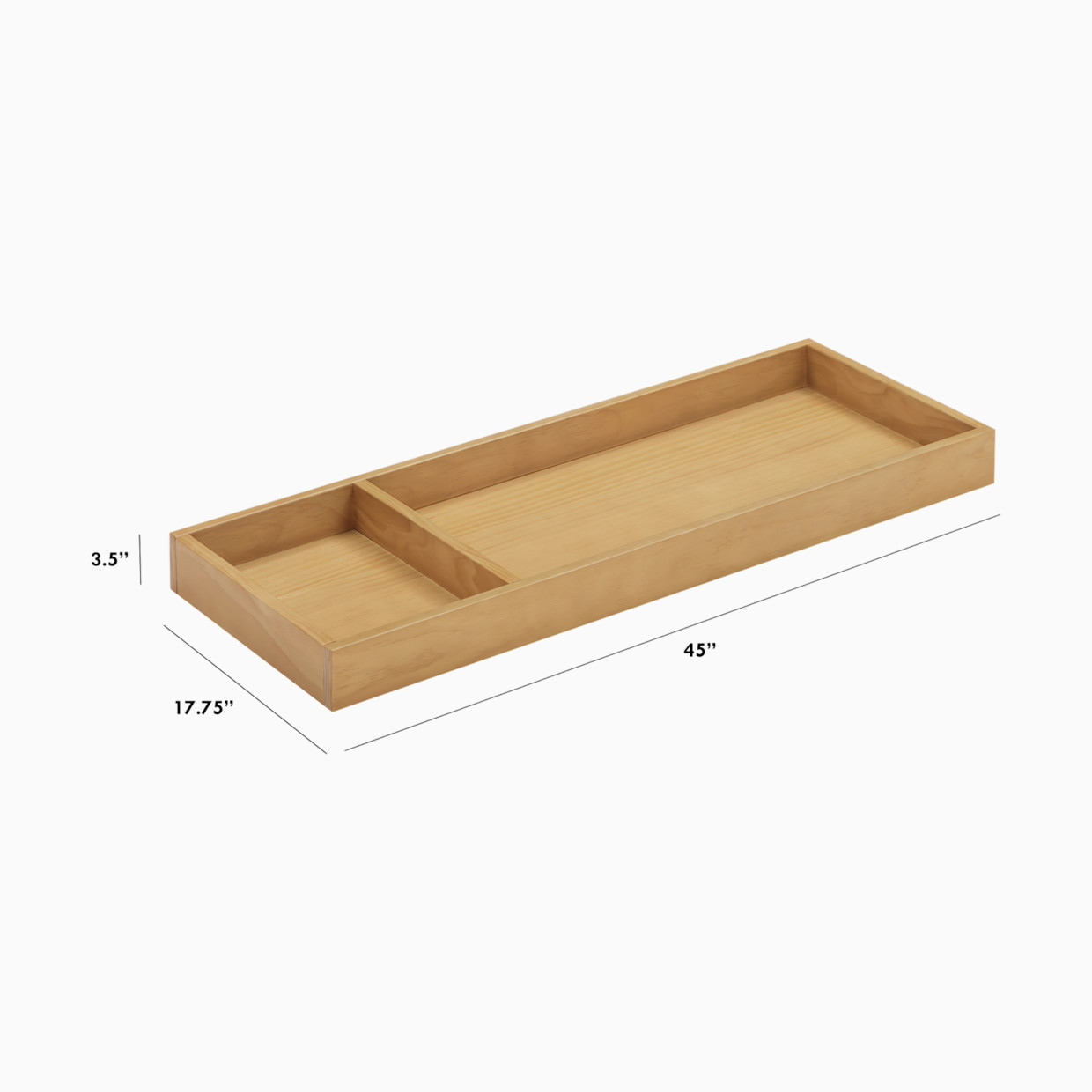 Namesake Universal Wide Removable Changing Tray - Honey.