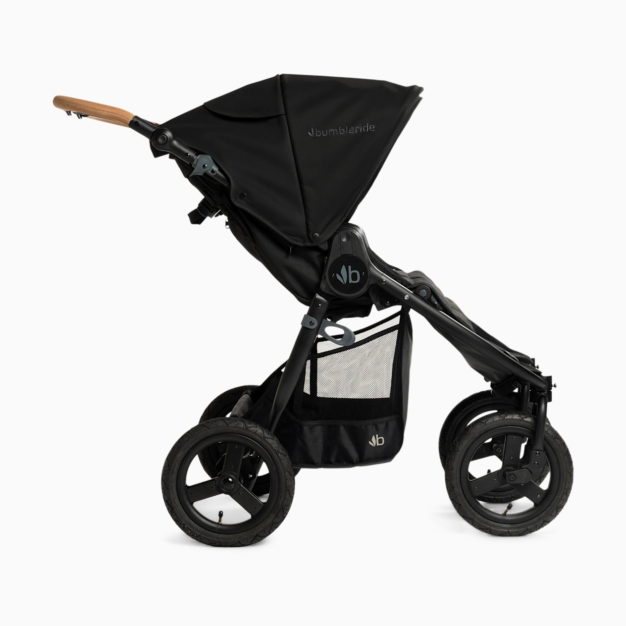Bumbleride Indie Twin Double Jogging Stroller - Black.