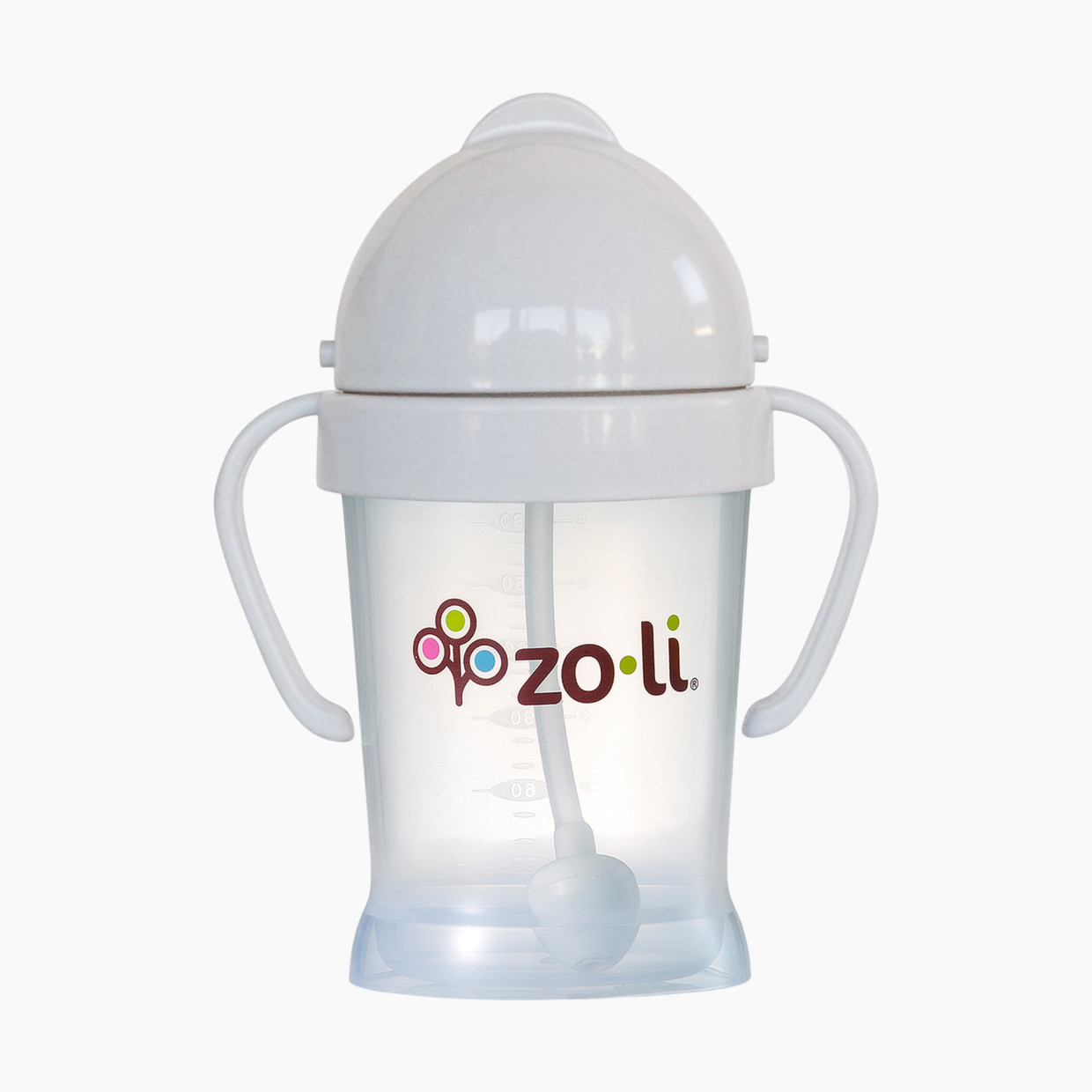 ZoLi BOT Weighted Straw Sippy Cup - Ash Grey.