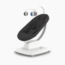 UPPAbaby Mamaroo Smart Swing – Customizable Soothing Modes with MotionSync Technology – Infant Recline + Bluetooth Enabled – Included Newborn Insert – Jake (Charcoal Mélange)