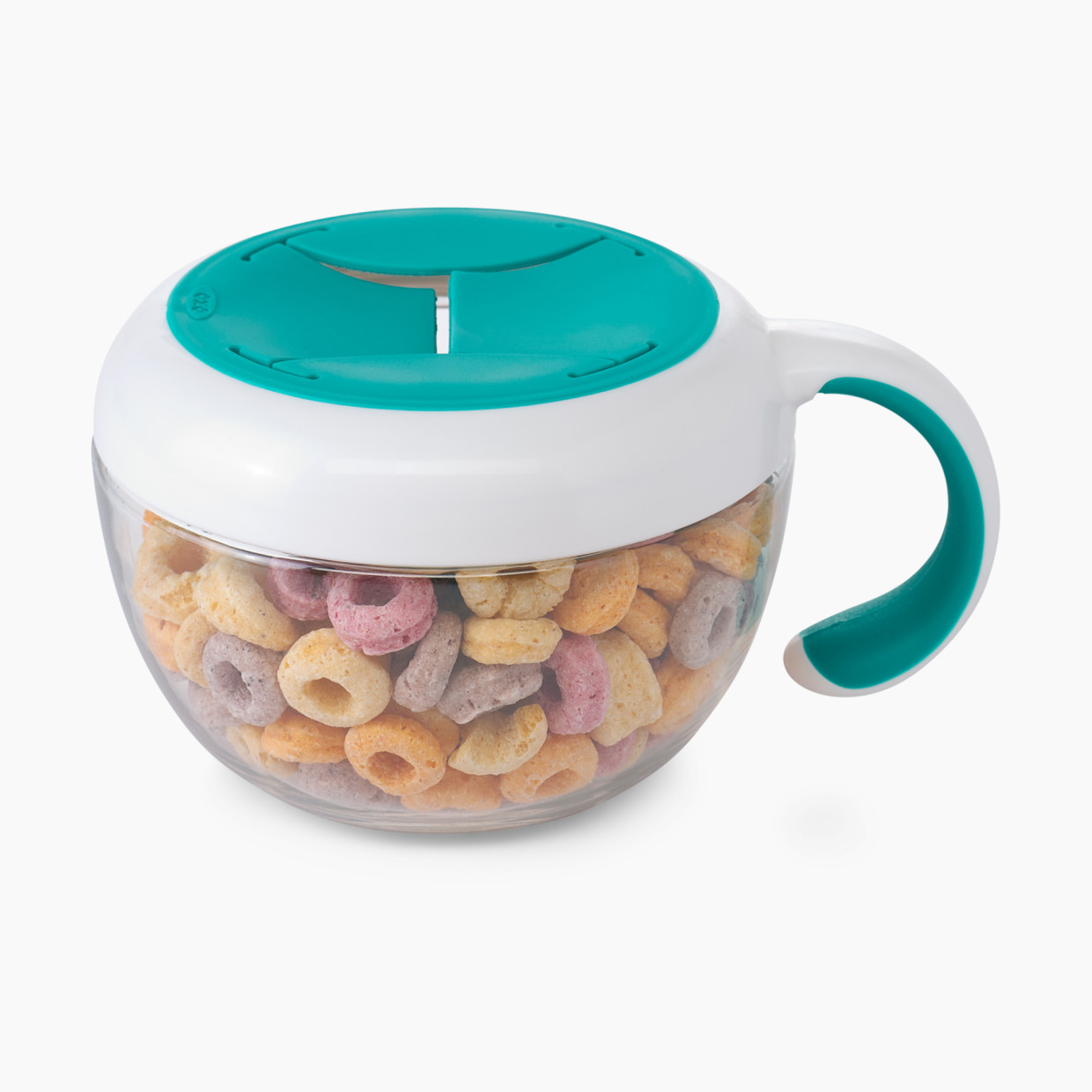 OXO Tot Flippy Snack Cup with Travel Lid - Teal.