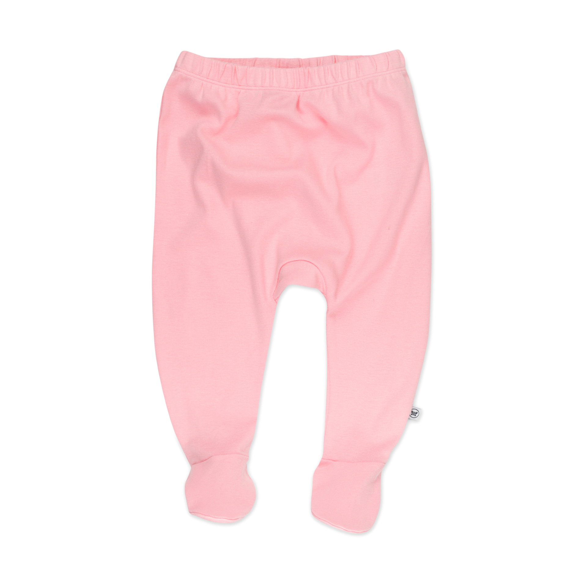 Honest Baby Clothing 3-Pack Organic Cotton Footed Harem Pants - Love Dot, 0-3 M.