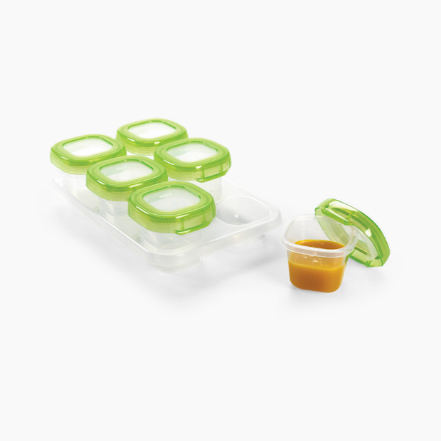 Oxo Tot Baby Blocks 2oz Freezer Storage Containers Teal 1